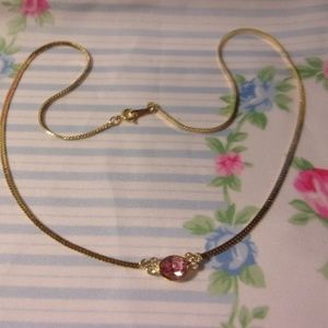 Avon Jewelry - Avon Pink Gold Tone Necklace 19" L Avon Jewelry - Avon Pink Gold Tone Necklace 19" L